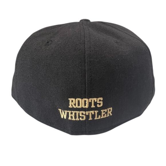 Roots Whistler Wool Blend Baseball Cap Unisex Size L Large Embroidered W Canada - Picture 2 of 8